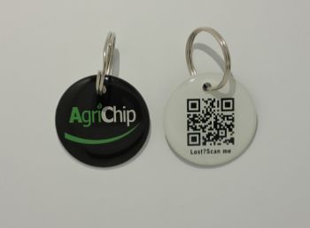 AgriChip QR Pet Collar Tag