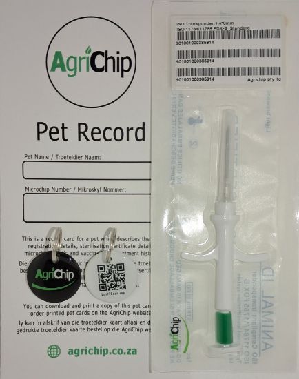 Pet Microchip+Tag+Card SA