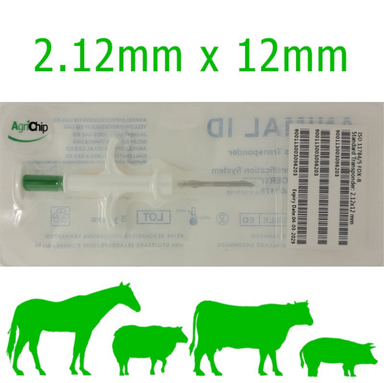 2.12mm Microchip Livestock SA