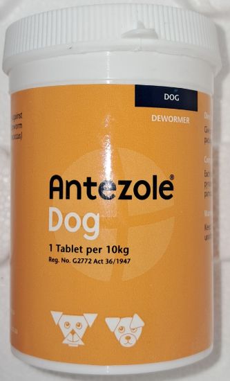 Picture of Antezole dog deworming tabs 50's 