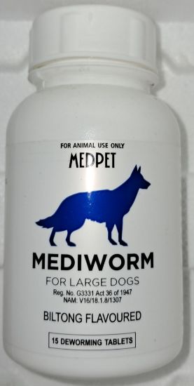 Picture of Mediworm large dog 15's (20-40kgs)