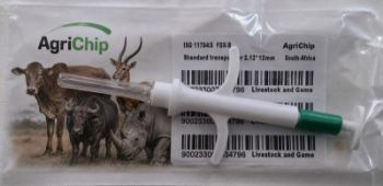 Picture of Microchip rfid fdx-b 2.12mm x 12mm Livestock + Game